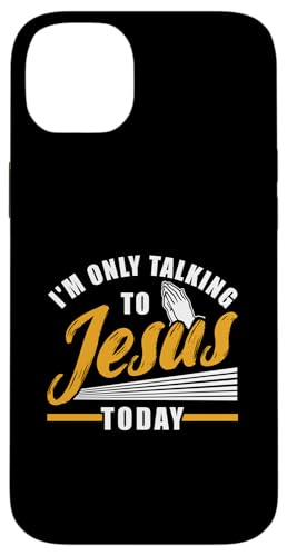 Ich spreche heute nur mit Jesus christlich Hülle für iPhone 14 Plus Ich spreche heute nur mit Jesus christlich Hülle für iPhone 14 Plus von Christian Clothing Design ideas