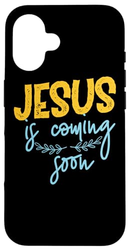 Jesus kommt bald Hülle für iPhone 16 Jesus kommt bald Hülle für iPhone 16 von Christian Clothing Design ideas