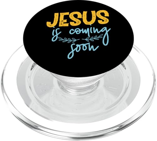 Jesus kommt bald PopSockets PopGrip für MagSafe Jesus kommt bald PopSockets PopGrip für MagSafe von Christian Clothing Design ideas