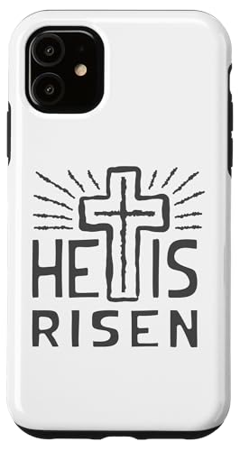 Hülle für iPhone 11 Jesus lebt, er hat den auferstandenen Christus, der von den Toten auferstanden ist, Ostern von Christian Easter Shopp