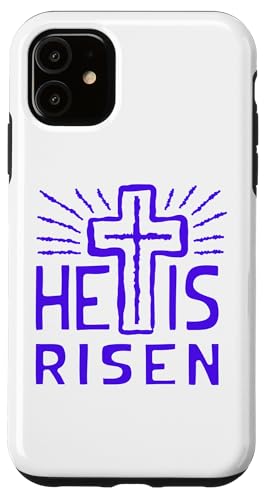 Hülle für iPhone 11 Jesus lebt, er hat den auferstandenen Christus, der von den Toten auferstanden ist, Ostern von Christian Easter Shopp