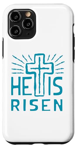 Hülle für iPhone 11 Pro Jesus lebt, er hat den auferstandenen Christus, der von den Toten auferstanden ist, Ostern von Christian Easter Shopp