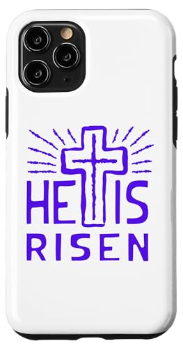 Hülle für iPhone 11 Pro Jesus lebt, er hat den auferstandenen Christus, der von den Toten auferstanden ist, Ostern von Christian Easter Shopp