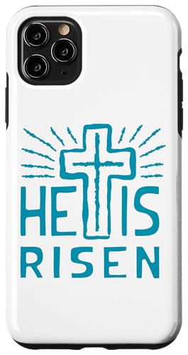 Hülle für iPhone 11 Pro Max Jesus lebt, er hat den auferstandenen Christus, der von den Toten auferstanden ist, Ostern von Christian Easter Shopp