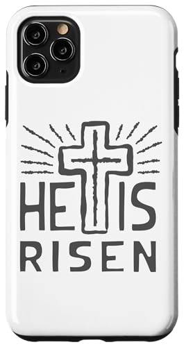 Hülle für iPhone 11 Pro Max Jesus lebt, er hat den auferstandenen Christus, der von den Toten auferstanden ist, Ostern von Christian Easter Shopp