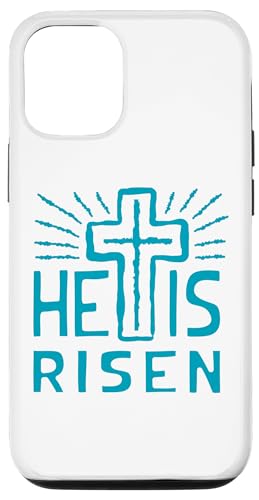 Hülle für iPhone 12/12 Pro Jesus lebt, er hat den auferstandenen Christus, der von den Toten auferstanden ist, Ostern von Christian Easter Shopp