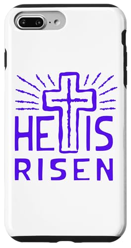 Hülle für iPhone 7 Plus/8 Plus Jesus lebt, er hat den auferstandenen Christus, der von den Toten auferstanden ist, Ostern von Christian Easter Shopp