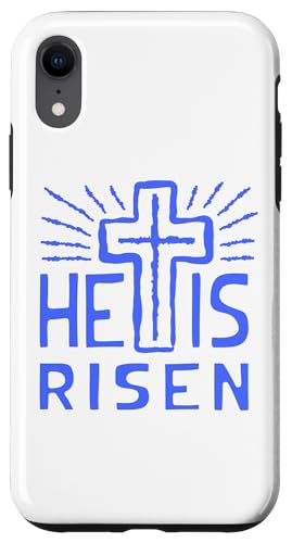 Hülle für iPhone XR Jesus lebt, er hat den auferstandenen Christus, der von den Toten auferstanden ist, Ostern von Christian Easter Shopp