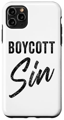 Boycott Sin – Christian Faith Evangelistic Gospel Message Hülle für iPhone 11 Pro Max von Christian Faith & Bible Verse Inspiration