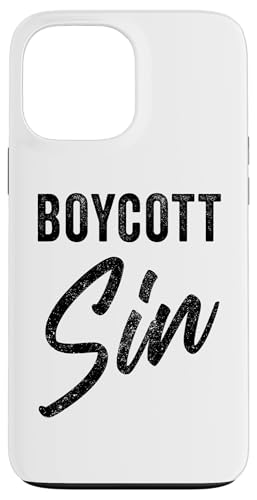Boycott Sin – Christian Faith Evangelistic Gospel Message Hülle für iPhone 13 Pro Max von Christian Faith & Bible Verse Inspiration