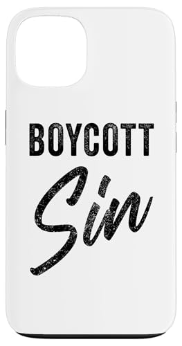 Boycott Sin – Christian Faith Evangelistic Gospel Message Hülle für iPhone 13 von Christian Faith & Bible Verse Inspiration