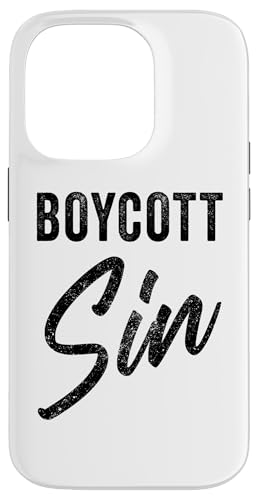 Boycott Sin – Christian Faith Evangelistic Gospel Message Hülle für iPhone 14 Pro Boycott Sin – Christian Faith Evangelistic Gospel Message Hülle für iPhone 14 Pro von Christian Faith & Bible Verse Inspiration