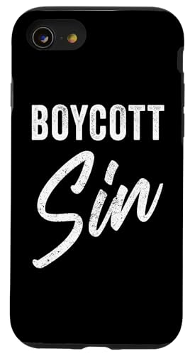 Boycott Sin – Christian Faith Evangelistic Gospel Message Hülle für iPhone SE (2020) / 7 / 8 von Christian Faith & Bible Verse Inspiration