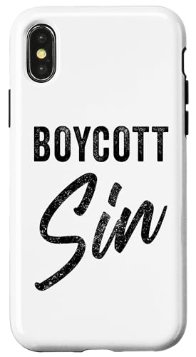 Boycott Sin – Christian Faith Evangelistic Gospel Message Hülle für iPhone X/XS Boycott Sin – Christian Faith Evangelistic Gospel Message Hülle für iPhone X/XS von Christian Faith & Bible Verse Inspiration