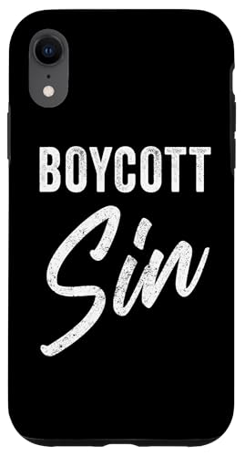 Boycott Sin – Christian Faith Evangelistic Gospel Message Hülle für iPhone XR von Christian Faith & Bible Verse Inspiration