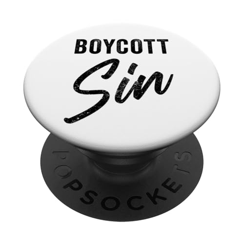 Boycott Sin – Christian Faith Evangelistic Gospel Message PopSockets Klebender PopGrip Boycott Sin – Christian Faith Evangelistic Gospel Message PopSockets Klebender PopGrip von Christian Faith & Bible Verse Inspiration