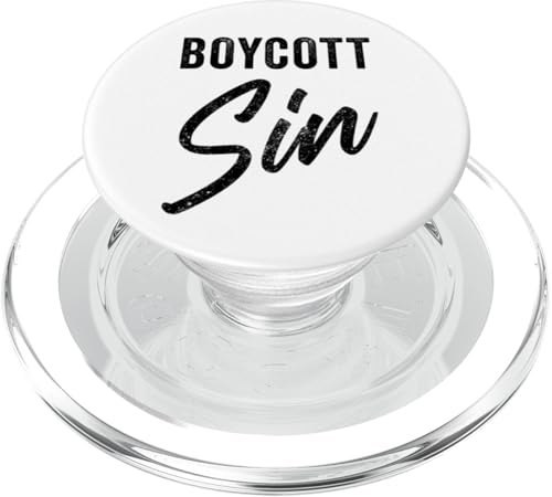 Boycott Sin – Christian Faith Evangelistic Gospel Message PopSockets PopGrip für MagSafe von Christian Faith & Bible Verse Inspiration