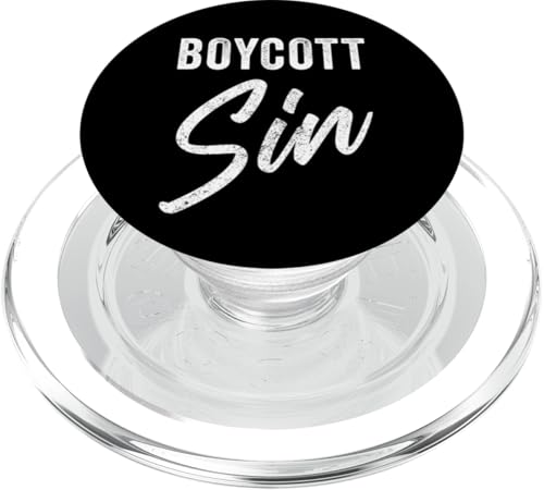 Boycott Sin – Christian Faith Evangelistic Gospel Message PopSockets PopGrip für MagSafe Boycott Sin – Christian Faith Evangelistic Gospel Message PopSockets PopGrip für MagSafe von Christian Faith & Bible Verse Inspiration