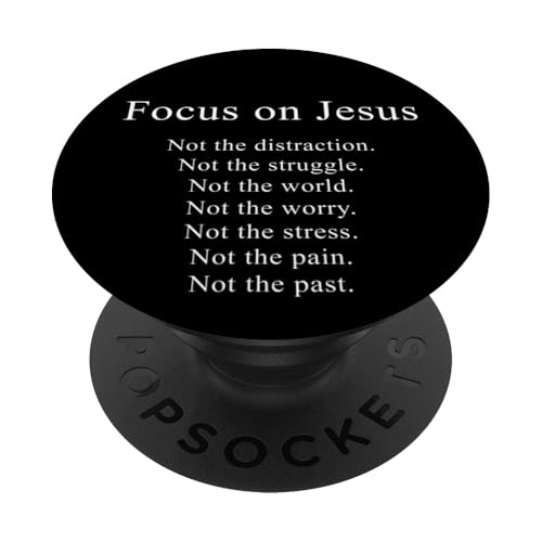 Focus on JESUS – Christian Faith Inspirational Reminder PopSockets Klebender PopGrip Focus on JESUS – Christian Faith Inspirational Reminder PopSockets Klebender PopGrip von Christian Faith & Bible Verse Inspiration