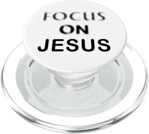 Focus on JESUS – Christian Faith Inspirational Reminder PopSockets PopGrip für MagSafe Focus on JESUS – Christian Faith Inspirational Reminder PopSockets PopGrip für MagSafe von Christian Faith & Bible Verse Inspiration