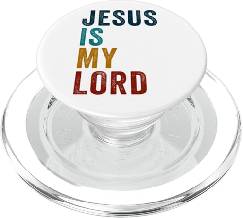 Jesus is My Lord – Christian Faith Vintage Graphic PopSockets PopGrip für MagSafe von Christian Faith & Bible Verse Inspiration