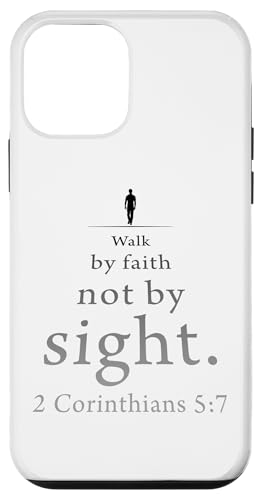 Walk by Faith Not by Sight: 2 Corinthians 5:7 Bible Verse Hülle für iPhone 12 mini von Christian Faith & Bible Verse Inspiration