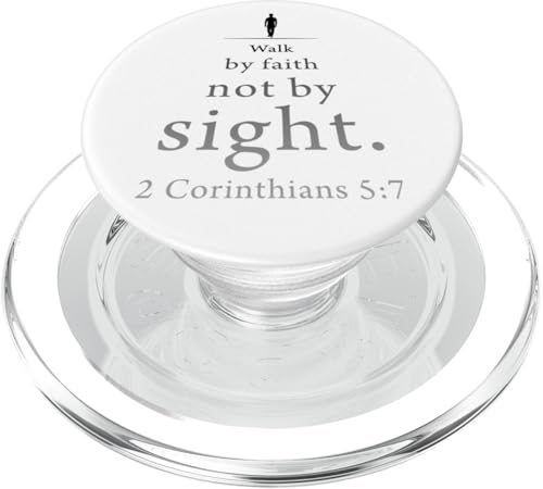 Walk by Faith Not by Sight: 2 Corinthians 5:7 Bible Verse PopSockets PopGrip für MagSafe Walk by Faith Not by Sight: 2 Corinthians 5:7 Bible Verse PopSockets PopGrip für MagSafe von Christian Faith & Bible Verse Inspiration