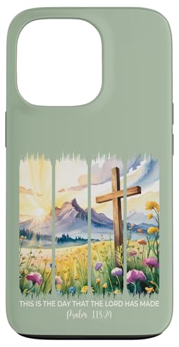 Dies ist der Tag, an dem der Herr christliche Mädchen zum Glauben gebracht hat Hülle für iPhone 13 Pro von Christian Gifts by Alexis Mae