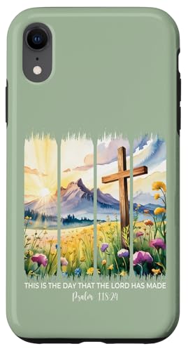Dies ist der Tag, an dem der Herr christliche Mädchen zum Glauben gebracht hat Hülle für iPhone XR von Christian Gifts by Alexis Mae
