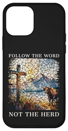 Folge dem Wort, nicht der Herde, Christliche Frauen, Männer, Kinder, Glaube Hülle für iPhone 12 mini von Christian Gifts by Alexis Mae