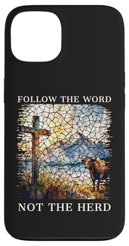 Folge dem Wort, nicht der Herde, Christliche Frauen, Männer, Kinder, Glaube Hülle für iPhone 13 von Christian Gifts by Alexis Mae