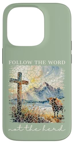 Folge dem Wort, nicht der Herde Christlicher Glaube Religiöse Frauen Hülle für iPhone 14 Pro Folge dem Wort, nicht der Herde Christlicher Glaube Religiöse Frauen Hülle für iPhone 14 Pro von Christian Gifts by Alexis Mae