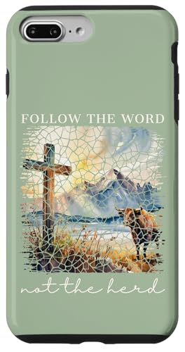 Folge dem Wort, nicht der Herde Christlicher Glaube Religiöse Frauen Hülle für iPhone 7 Plus/8 Plus Folge dem Wort, nicht der Herde Christlicher Glaube Religiöse Frauen Hülle für iPhone 7 Plus/8 Plus von Christian Gifts by Alexis Mae