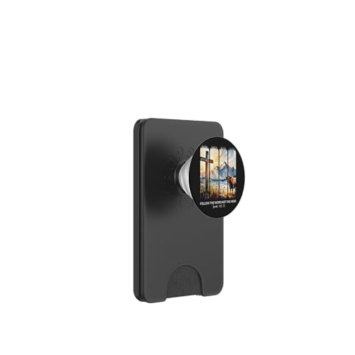 Folgt dem Wort, nicht der Herde, Christliche Frauen, Männer, Glaubensbibel PopSockets PopWallet für MagSafe von Christian Gifts by Alexis Mae