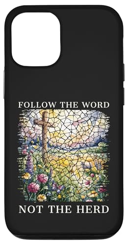 Folgt dem Wort, nicht der Herde, auf christlichem Glauben beruhend, religiös Hülle für iPhone 12/12 Pro von Christian Gifts by Alexis Mae
