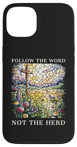 Folgt dem Wort, nicht der Herde, auf christlichem Glauben beruhend, religiös Hülle für iPhone 13 von Christian Gifts by Alexis Mae