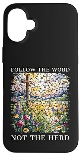 Folgt dem Wort, nicht der Herde, auf christlichem Glauben beruhend, religiös Hülle für iPhone 16 Plus Folgt dem Wort, nicht der Herde, auf christlichem Glauben beruhend, religiös Hülle für iPhone 16 Plus von Christian Gifts by Alexis Mae