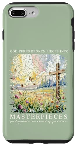 Gott macht aus zerbrochenen Teilen Meisterwerke Christliche Frauen Hülle für iPhone 7 Plus/8 Plus von Christian Gifts by Alexis Mae
