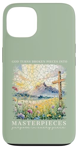 Gott macht aus zerbrochenen Teilen Meisterwerke Christlicher Glaube Hülle für iPhone 13 Gott macht aus zerbrochenen Teilen Meisterwerke Christlicher Glaube Hülle für iPhone 13 von Christian Gifts by Alexis Mae