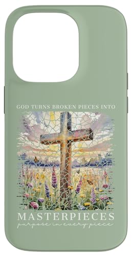 Gott macht aus zerbrochenen Teilen Meisterwerke Christlicher Glaube Hülle für iPhone 14 Pro Gott macht aus zerbrochenen Teilen Meisterwerke Christlicher Glaube Hülle für iPhone 14 Pro von Christian Gifts by Alexis Mae
