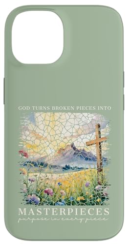 Gott macht aus zerbrochenen Teilen Meisterwerke Christlicher Glaube Hülle für iPhone 14 von Christian Gifts by Alexis Mae
