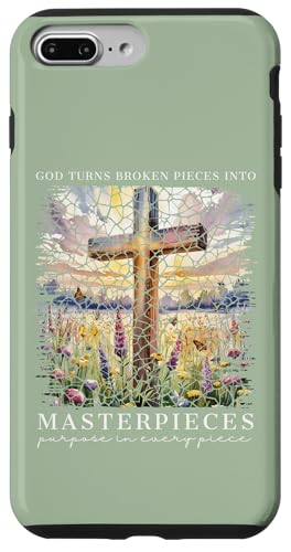 Gott macht aus zerbrochenen Teilen Meisterwerke Christlicher Glaube Hülle für iPhone 7 Plus/8 Plus von Christian Gifts by Alexis Mae