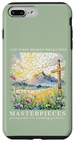 Gott macht aus zerbrochenen Teilen Meisterwerke Christlicher Glaube Hülle für iPhone 7 Plus/8 Plus Gott macht aus zerbrochenen Teilen Meisterwerke Christlicher Glaube Hülle für iPhone 7 Plus/8 Plus von Christian Gifts by Alexis Mae