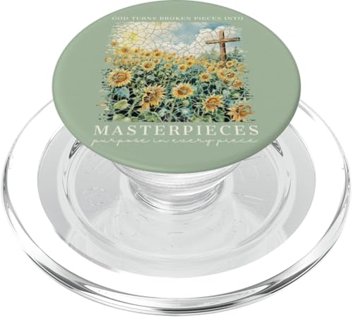 Gott macht aus zerbrochenen Teilen Meisterwerke Christlicher Glaube PopSockets PopGrip für MagSafe Gott macht aus zerbrochenen Teilen Meisterwerke Christlicher Glaube PopSockets PopGrip für MagSafe von Christian Gifts by Alexis Mae
