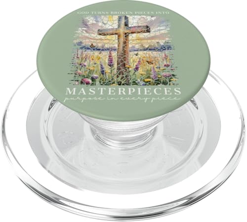 Gott macht aus zerbrochenen Teilen Meisterwerke Christlicher Glaube PopSockets PopGrip für MagSafe Gott macht aus zerbrochenen Teilen Meisterwerke Christlicher Glaube PopSockets PopGrip für MagSafe von Christian Gifts by Alexis Mae