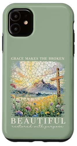 Grace macht die Broken zu schönen Frauen, die auf christlichem Glauben basieren Hülle für iPhone 11 Grace macht die Broken zu schönen Frauen, die auf christlichem Glauben basieren Hülle für iPhone 11 von Christian Gifts by Alexis Mae