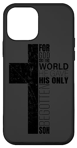 Hülle für iPhone 12 mini Christliche Handyhüllen mit Bibelversen Männer Religiöses Kreuz von Christian Gifts by Alexis Mae