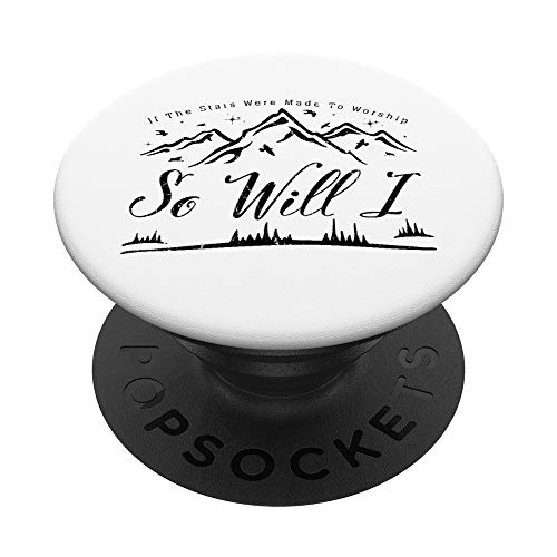 So Will I Christian Gifts Damen Teen Girls Süßer Bibelvers PopSockets mit austauschbarem PopGrip von Christian Gifts by Alexis Mae