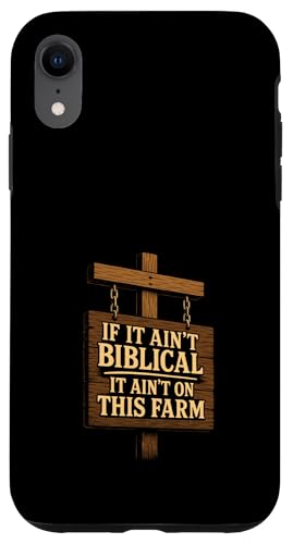 Faithful Homestead Christliche Landwirtschaft Bibelbezogenes Leben Hülle für iPhone XR Faithful Homestead Christliche Landwirtschaft Bibelbezogenes Leben Hülle für iPhone XR von Christian Homesteader Faith Farming Rural Life