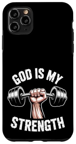 Gott ist meine Stärke! Hülle für iPhone 11 Pro Max von Christian Jesus and God Designs for Church